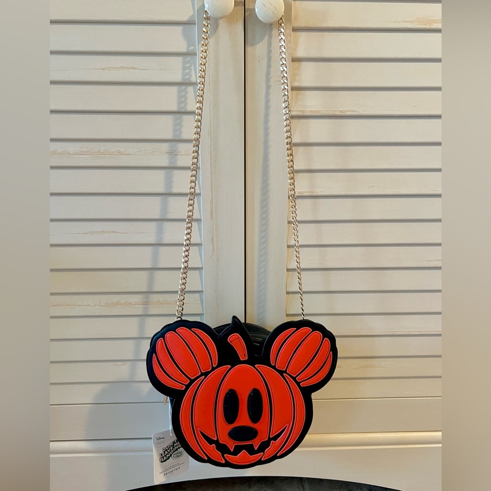 Skinnydip x Disney- Mickey Mouse Halloween Pumpkin Crossbody Bag (NWT)